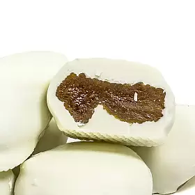 Абрикос в белой шоколадной глазури