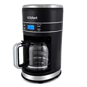 Кофеварка капельная Kitfort КТ-704-2, черная