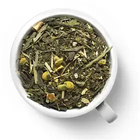 Чай зеленый Освежающий с липой