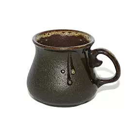 Чашка глиняная "Кофейная пенка", 100 мл