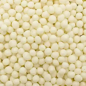 Рисовые шарики (2-4 мм) в белой шоколадной глазури