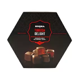 Рахат-Лукум с ароматом розы в молочном шоколаде, Koska, 140 г
