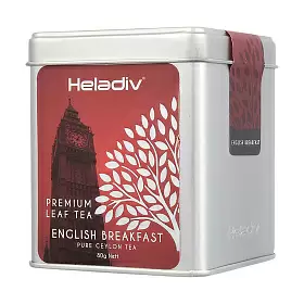 Чай черный ENGLISH BREAKFAST, HELADIV, ж/б, 80 г