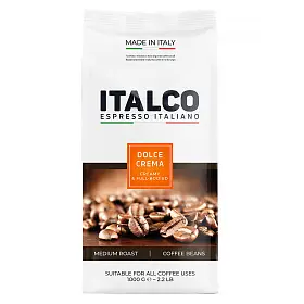 Кофе в зернах Dolce Crema (Дольче Крема), Italco, 1000 г