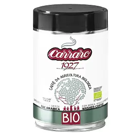 Кофе молотый Carraro BIO, ж/б, 250 г