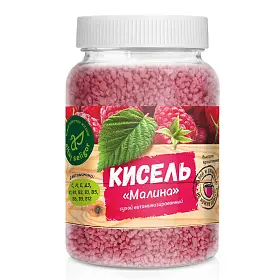Кисель сухой витаминизированный растворимый "Малина", Altay Seligor, 230 г (уцененный товар)