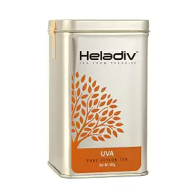Чай черный UVA (УВА), HELADIV, ж/б, 100 г