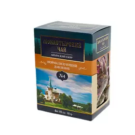 Чай травяной Монастырский №4 Нормализующий давление, 100 г