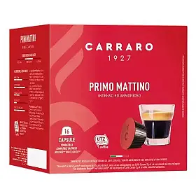 Кофе в капсулах PRIMO MATTINO для кофемашин Nescafe Dolce Gusto, Carraro, 16 шт