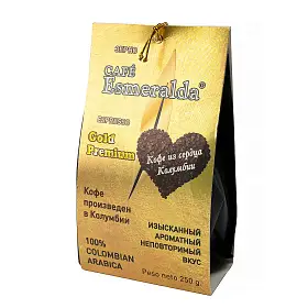 Кофе в зернах Gold Premium Espresso (Голд Премиум Эспрессо), Cafe Esmeralda, Колумбия, 250 г