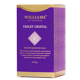 Чай черный с лепестками василька и кусочками манго Violet Crystal, Williams, 200 г