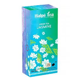 Чай зеленый Jasmine, Halpe Tea, в фильтр-пакетах, 25 шт х 2 г