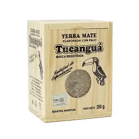 Мате Tucangua Premium в деревянной коробке, 250 г