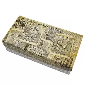 Коробка подарочная "Светские новости", 20х10х5,5 см