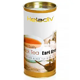 Чай черный EARL GREY (с бергамотом), HELADIV, туба, 100 г