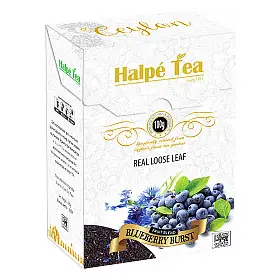 Чай черный Blueberry Burst, Halpe Tea, 100 г