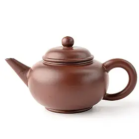 Чайник из исинской глины Шуйпин - Уровень, темно-коричневый, 160 мл