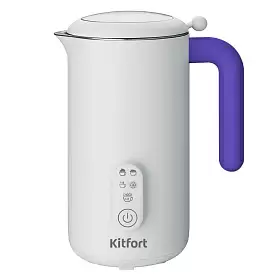 Капучинатор Kitfort КТ-774-1, бело-фиолетовый