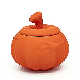 Сахарница керамическая Pumpkin, оранжевая