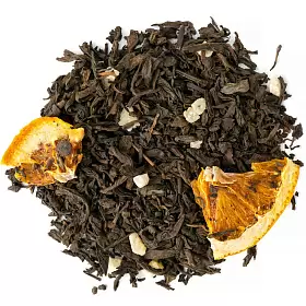 Чай черный Апельсин с бергамотом на Пуэре