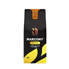 Кофе молотый со вкусом Апельсина, MARCONY AROMA, 200 г