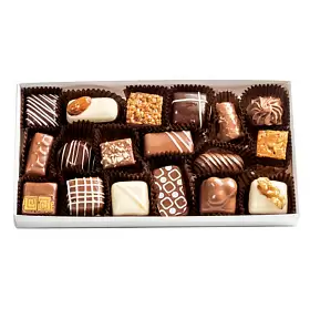 Подарочный набор шоколадных конфет, "Фирменное шоколадное ассорти" 18 шт, 309 г