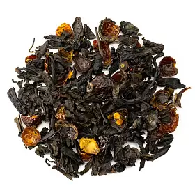 Чай красный Хун Цао Хун Ча (Красный чай с шиповником)