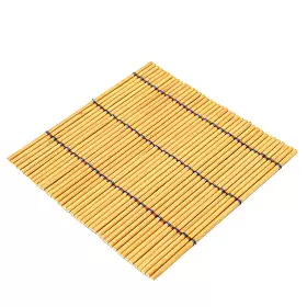 Набор чайных циновок (бамбук), натуральный цвет №3, 10 х 10 см, 5 шт/упак