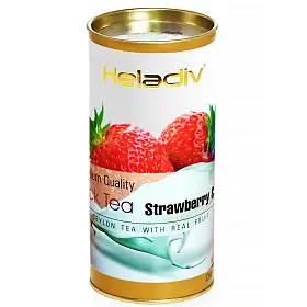 Чай черный Strawberry Cream (Клубника со сливками), Heladiv, туба, 100 г