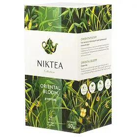 Чай зеленый Ориентал Блум, в фильтр-пакетах, 25 шт х 2 г