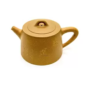Чайник "Цзинлань - Колодезный сруб", глина, Исин, бежевый, 250 мл