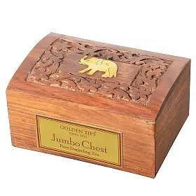Набор чая Деревянная шкатулка - Джумбо, Дарджилинг, Golden Tips, 200 г