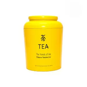 Банка для хранения чая Евразия, жёлтая