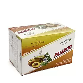 Мате Pajarito Tradicional с персиком в фильтр-пакетах, 25 пак х 2 г
