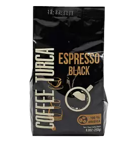 Кофе зерновой "Coffee Turca", Espresso Black, 100% Арабика, 250 г