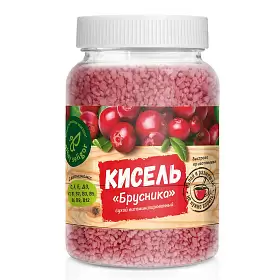 Кисель сухой витаминизированный растворимый "Брусника", Altay Seligor, 230 г