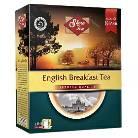 Чай черный Английский завтрак, Shere Tea, Шри-Ланка, в фильтр-пакетах, 100 шт х 2 г