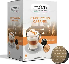 Кофе в капсулах Cappucino Caramel, MUST DG, 16 шт