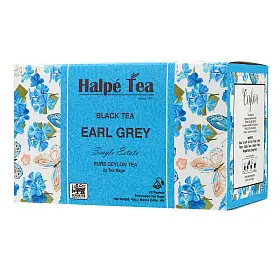 Чай черный Earl Grey, Halpe Tea, в пирамидках, 20 шт х 2 г