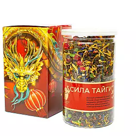 Чай зеленый Сила Тайги, к/п красная, 180 г