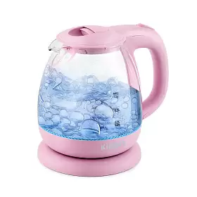 Чайник электрический Kitfort, розовый, KT-653-2