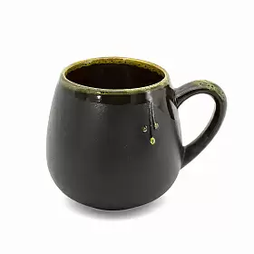Чашка глиняная "Кофейная пенка", 350 мл