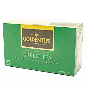 Чай зеленый, Golden Tips, в фильтр-пакетах, 25 шт х 2 г