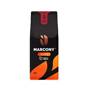Кофе в зернах ароматизированный Вишня (Cherry), Marcony AROMA, 200 г