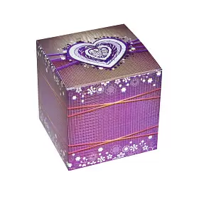Коробка подарочная "Сердце", 8х8х8 см
