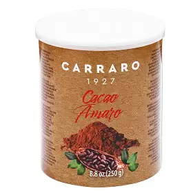 Какао растворимое, Carraro Cacao Amaro, ж/б, 250 г