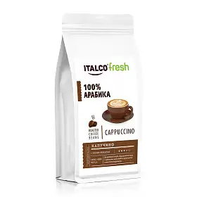 Кофе в зернах ароматизированный Cappuccino (Капучино), Italco, 375 г