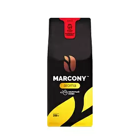 Кофе молотый ароматизированный Клубника со сливками (Strawberry&Cream), Marcony AROMA, 200 г