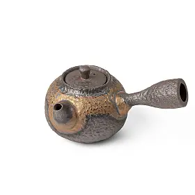 Чайник керамический Винтажная керамика "Боковая ручка", 220 мл