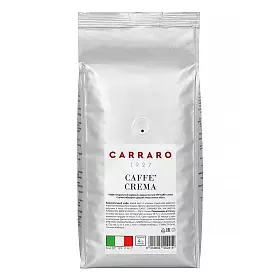 Кофе в зернах Caffe' Crema, Carraro, 1 кг